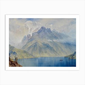 Lake In The Mountains Art Print