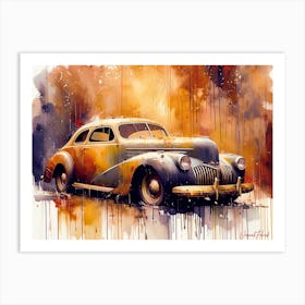 Vintage Oldtimer Car Pt. 2 Art Print