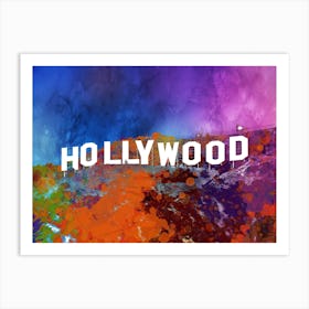 Hollywood Sign Art Print