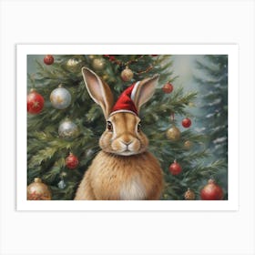 Christmas Animals 13 Art Print