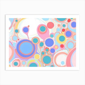 Abstract Circles 13 Art Print