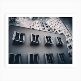 Modern Buildings With Windows Art Print