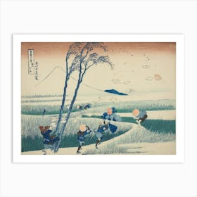 Thirty Six Views Of Mount Fuji, Katsushika Hokusai 10 Art Print