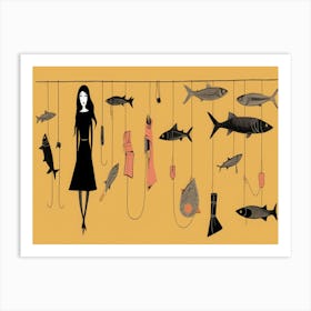 Fisherman'S Girl Art Print