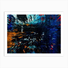 Acrylic Extruded Painting 166 Art Print