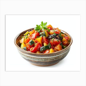 Vegetable Salad In A Bowl Art Print