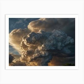 Ash Cloud Art Print