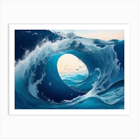 Ocean Wave Art Print