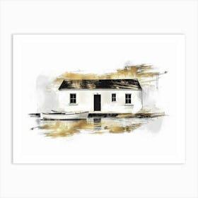 House By The Water 3 Art Print