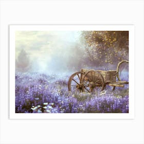 Lavender Field 25 Art Print