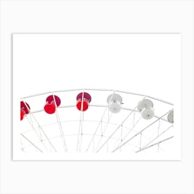 Minimalist Ferris Wheel Art Print