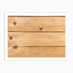 Wooden Planks Background Art Print