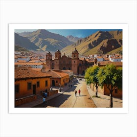 Cusco City 1  Art Print