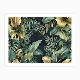 Tropical Leaves 4 Art Print