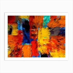 Acrylic Extruded Painting 205 Art Print