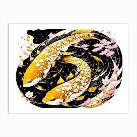 Koi Fish Art Print