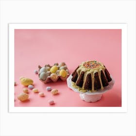 Easter Bundt Cake 2 Art Print