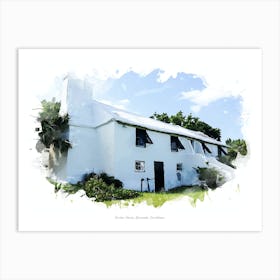 Carter House, Bermuda, Caribbean Art Print