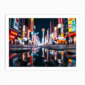 City At Night Art Print