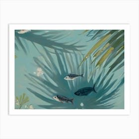 Caribbean Fish In The Pond Art Print