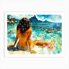 Bora Bora Luxury - Tropical Paradise Art Print