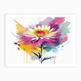 Flower Painting Art Print