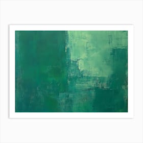 Green Landscape 5 Art Print