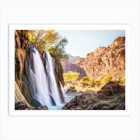 Grand Canyon Waterfall Art Print