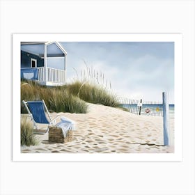 Beach House 6 Art Print