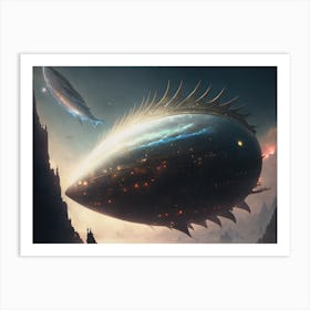 Archaic Blimp Art Print