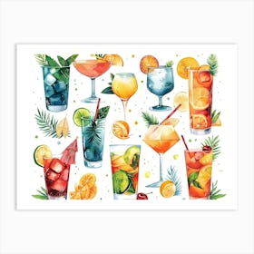 Cocktail Dreams 1 Art Print