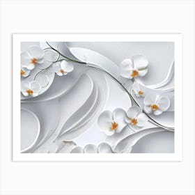 Artwork Backdrop 3d Art Print