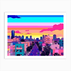 Nicosia Skyline Art Print
