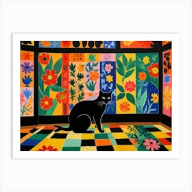 Cat In A Room 2 Art Print