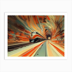 Psychedelic Tunnel Art Print