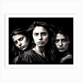 Three Women 2 Art Print