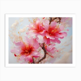 Pink Blossom Art Print