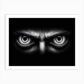 Scary Eyes Art Print