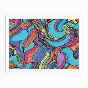 Abstract Swirls 8 Art Print