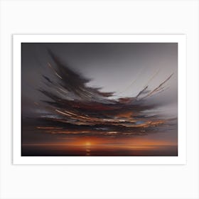 Wildsunset Art Print