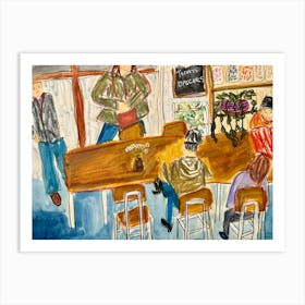 Coffee Shop Art Print