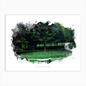 Bois De La Cambre, Brussels, Belgium Art Print