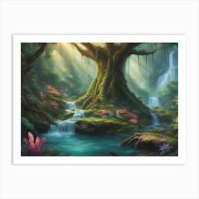 Dream Of The Enchanting Forest 1 Art Print