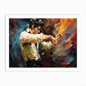 Tango Dancer Art Print