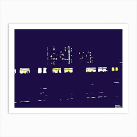 View From The Train In London Art Print