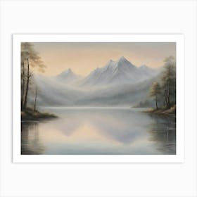 Mountain Lake Art Print