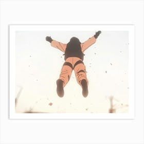 Base Jumping Art Print