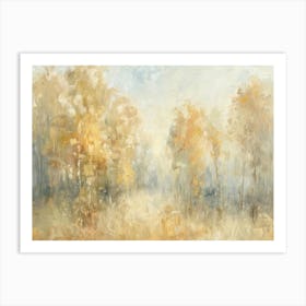 Autumn Trees Canvas Print Art Print