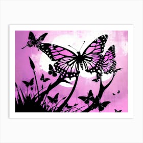 Butterfly Painting 107 Art Print