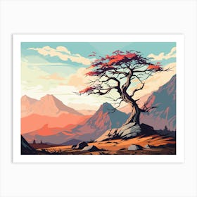 Landscape Painting 3 Art Print